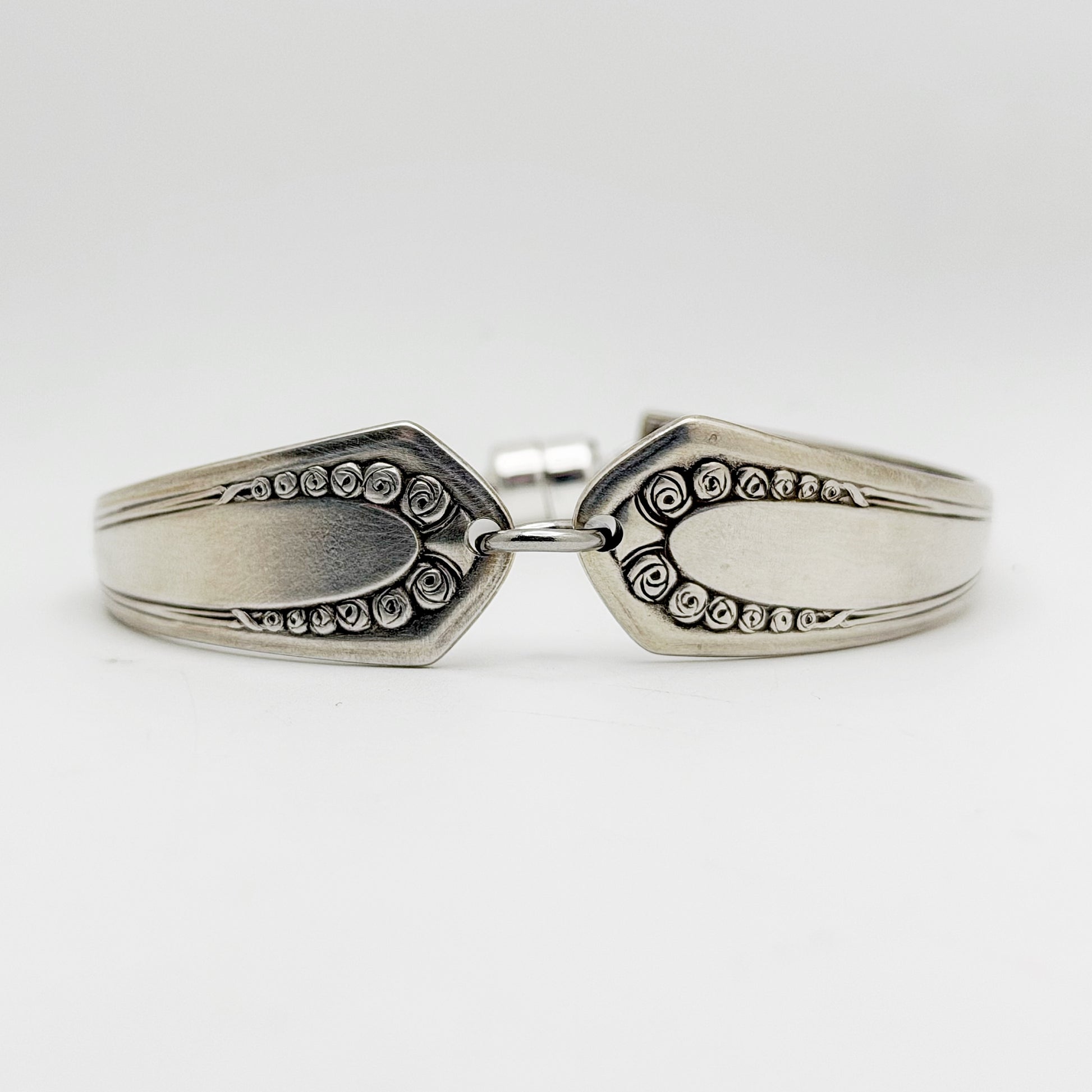 Roses (Roschen) 1925, Antique Two-Part Spoon Bracelet, Antique Spoon Handle, Antique Spoon Bracelet Bracelets callistafaye