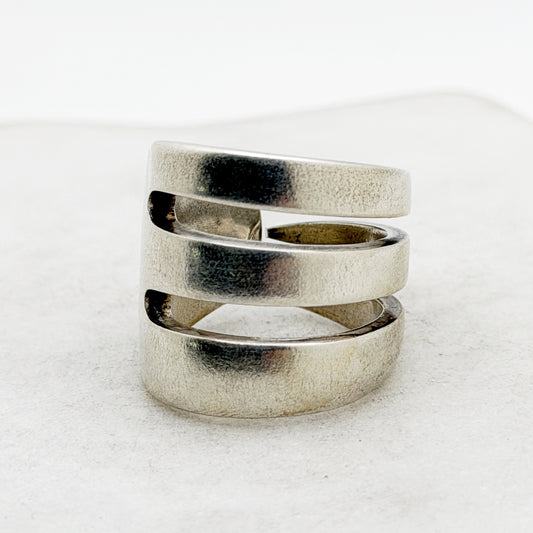 Cocktail Fork Ring, Size 5, Vintage Silverware Ring, Vintage Spoon Ring Rings callistafaye