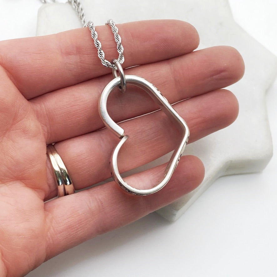 Always, Bridal Wreath 1950, Floating Heart Keychain, Vintage Spoon Keychain Hearts callistafaye