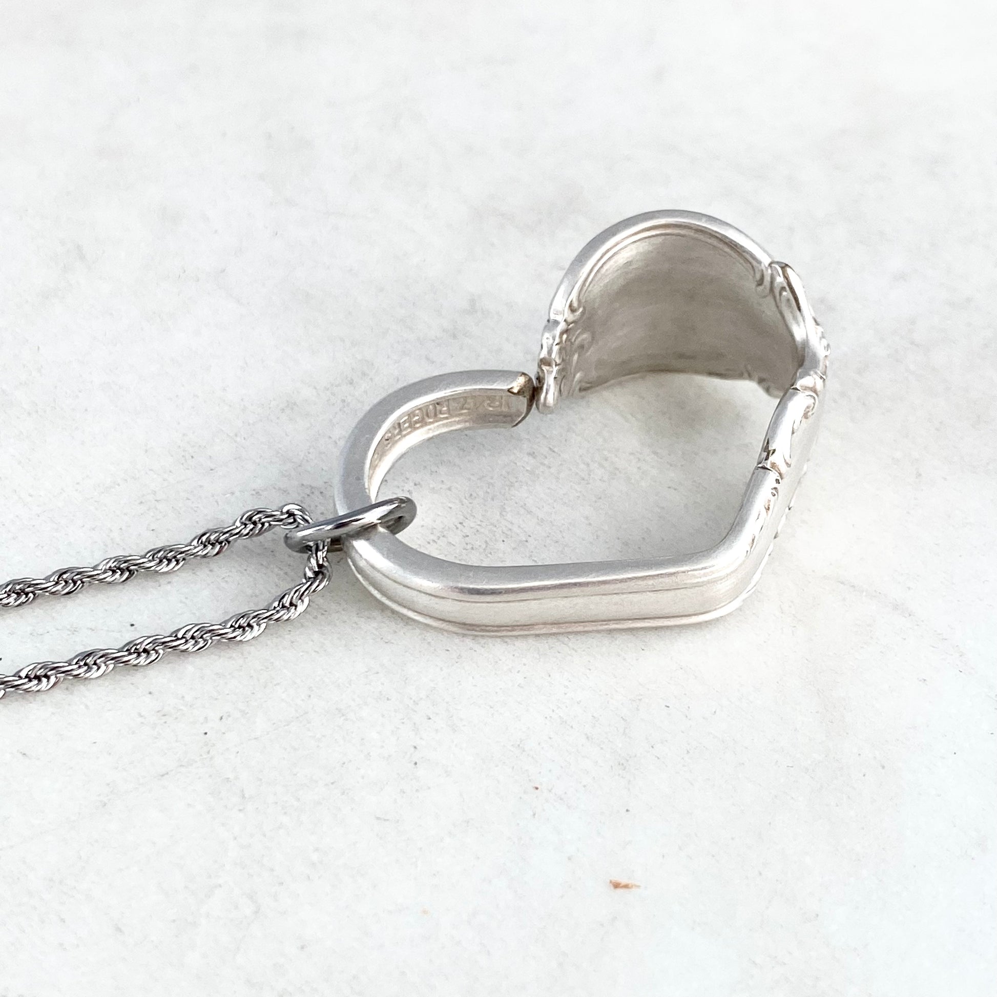 Reflection 1959, Floating Heart, Vintage Spoon Jewelry, 65th Birthday Hearts callistafaye   