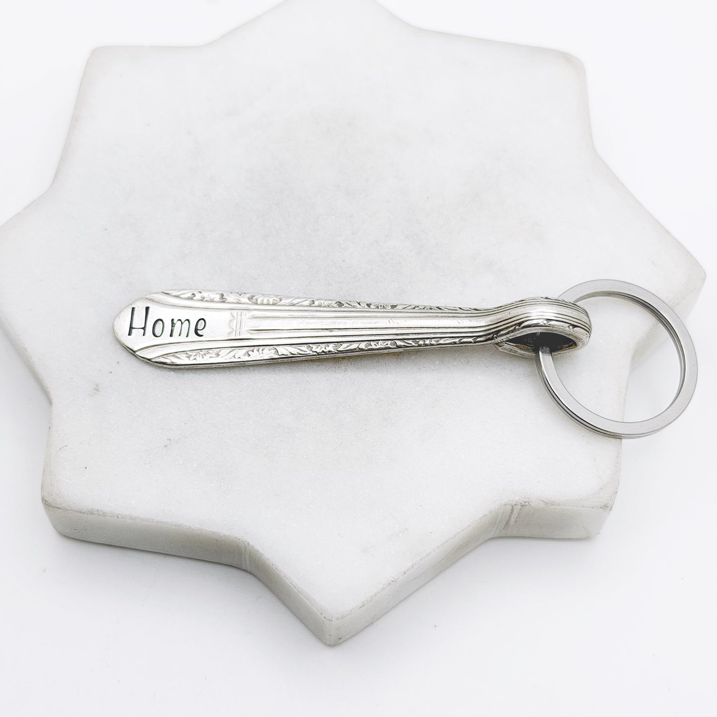 Home, Spoon Handle Keychain Keychains callistafaye