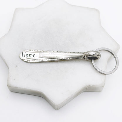 Home, Spoon Handle Keychain Keychains callistafaye