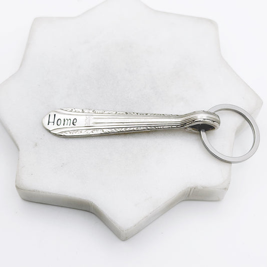Home, Spoon Handle Keychain Keychains callistafaye