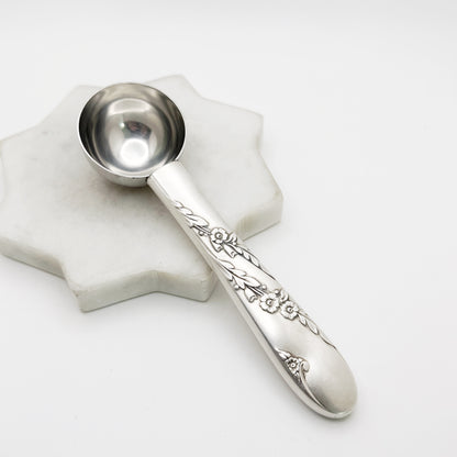 Bridal Wreath 1950, Tea Measuring Spoon, Vintage Silverware Scoop Scoop callistafaye