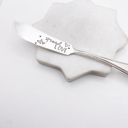 Spread Love, Hand Stamped Vintage Spreader Spreaders callistafaye   