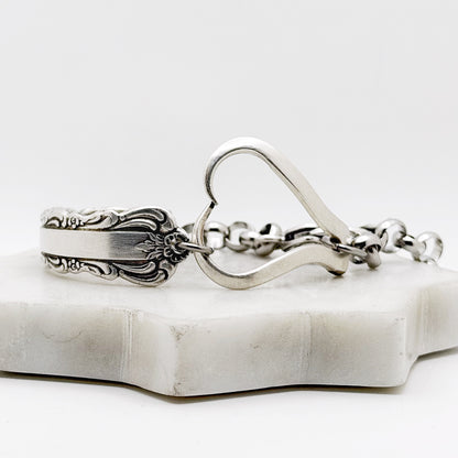 Bellfontaine 1973, RARE Curly Fork Heart Bracelet, Vintage Spoon Handle, Vintage Fork Bracelet Bracelets callistafaye