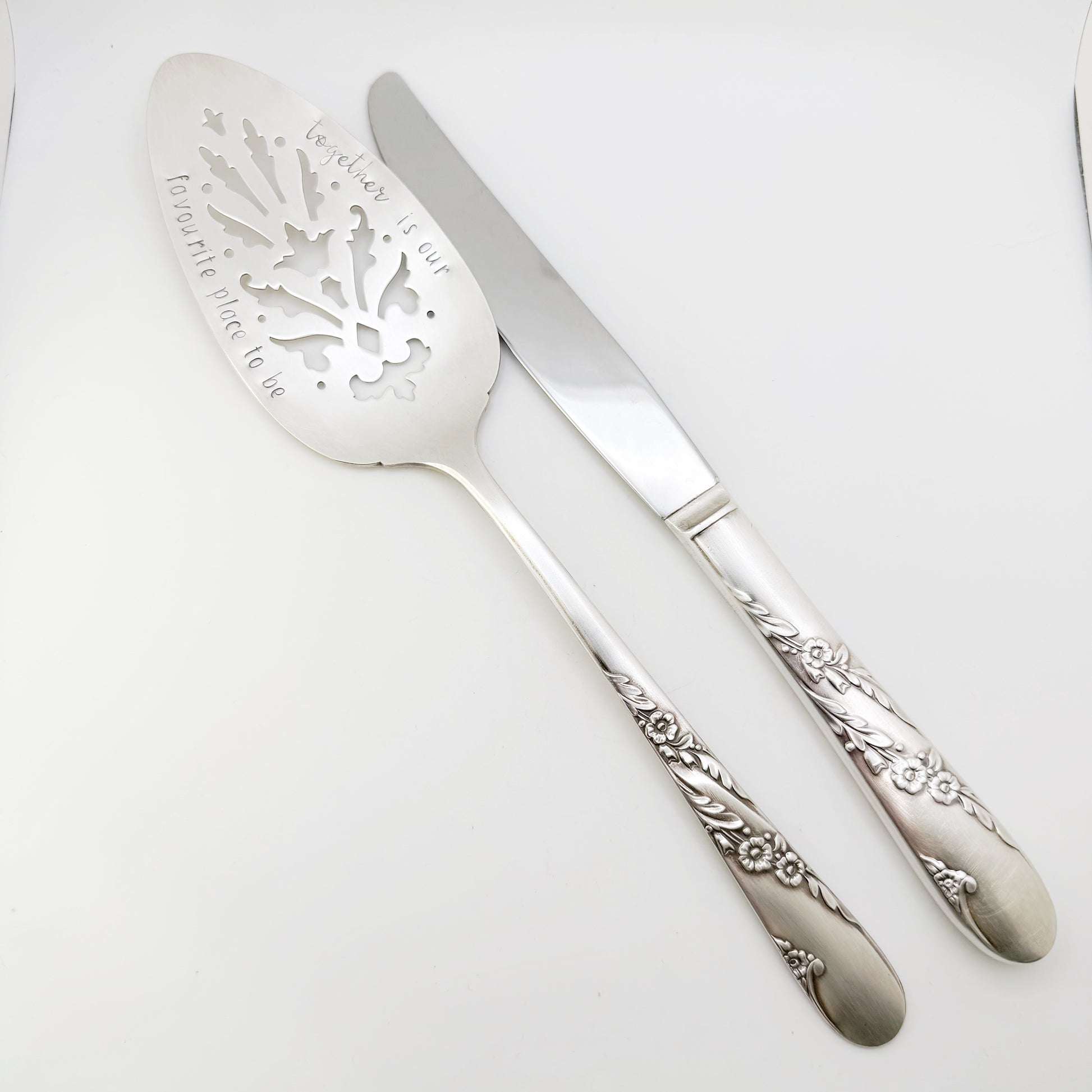Bridal Wreath 1950, Serving Set 3, Hand Stamped Vintage Serving Sets & Pieces Serving Set callistafaye