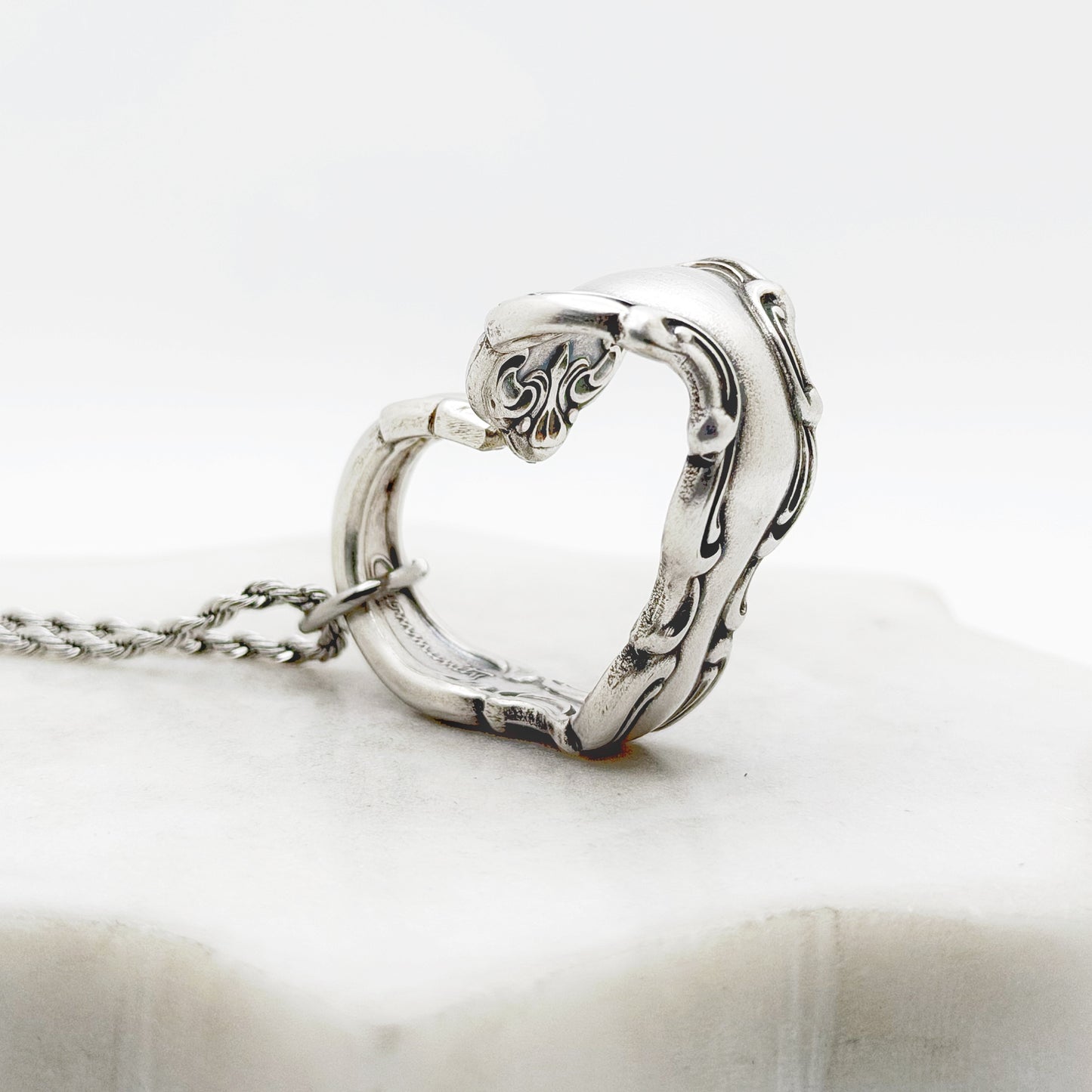 Modern Baroque 1969, Floating Heart, Vintage Spoon Jewelry Hearts callistafaye