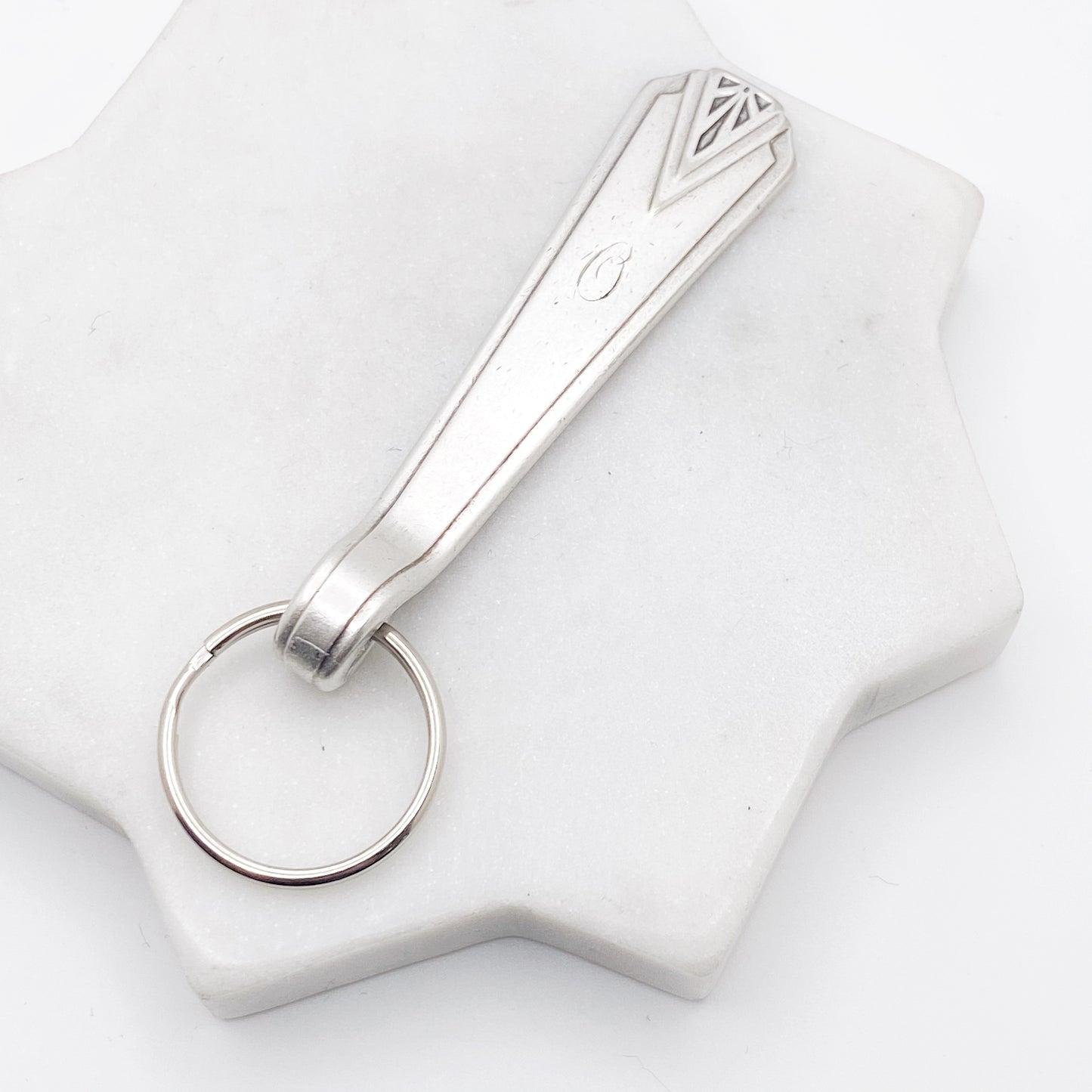 O Monogram, Deauville 1929, Spoon Handle Keychain Keychains callistafaye   