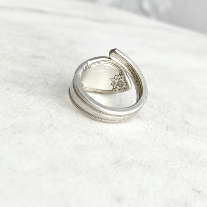 Tiny Remembrance 1959, Size 6, Demi Spoon Spiral Ring, Vintage Spoon Ring Rings callistafaye   