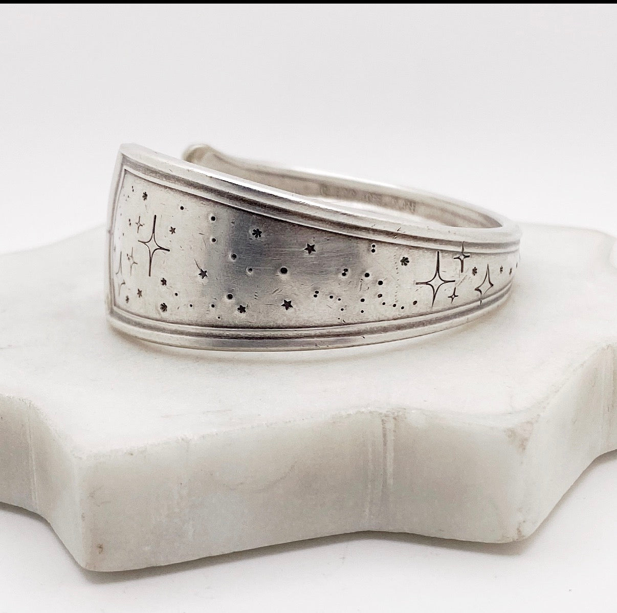 Starry Night, Pacific 1920, Oneida Hotel, Cocktail Fork Cuff Bracelet, Vintage Seafood Fork Bracelet Bracelets callistafaye