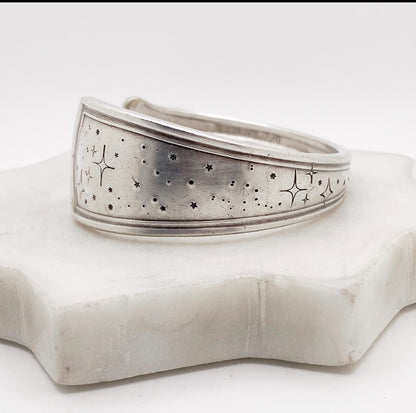 Starry Night, Pacific 1920, Oneida Hotel, Cocktail Fork Cuff Bracelet, Vintage Seafood Fork Bracelet Bracelets callistafaye