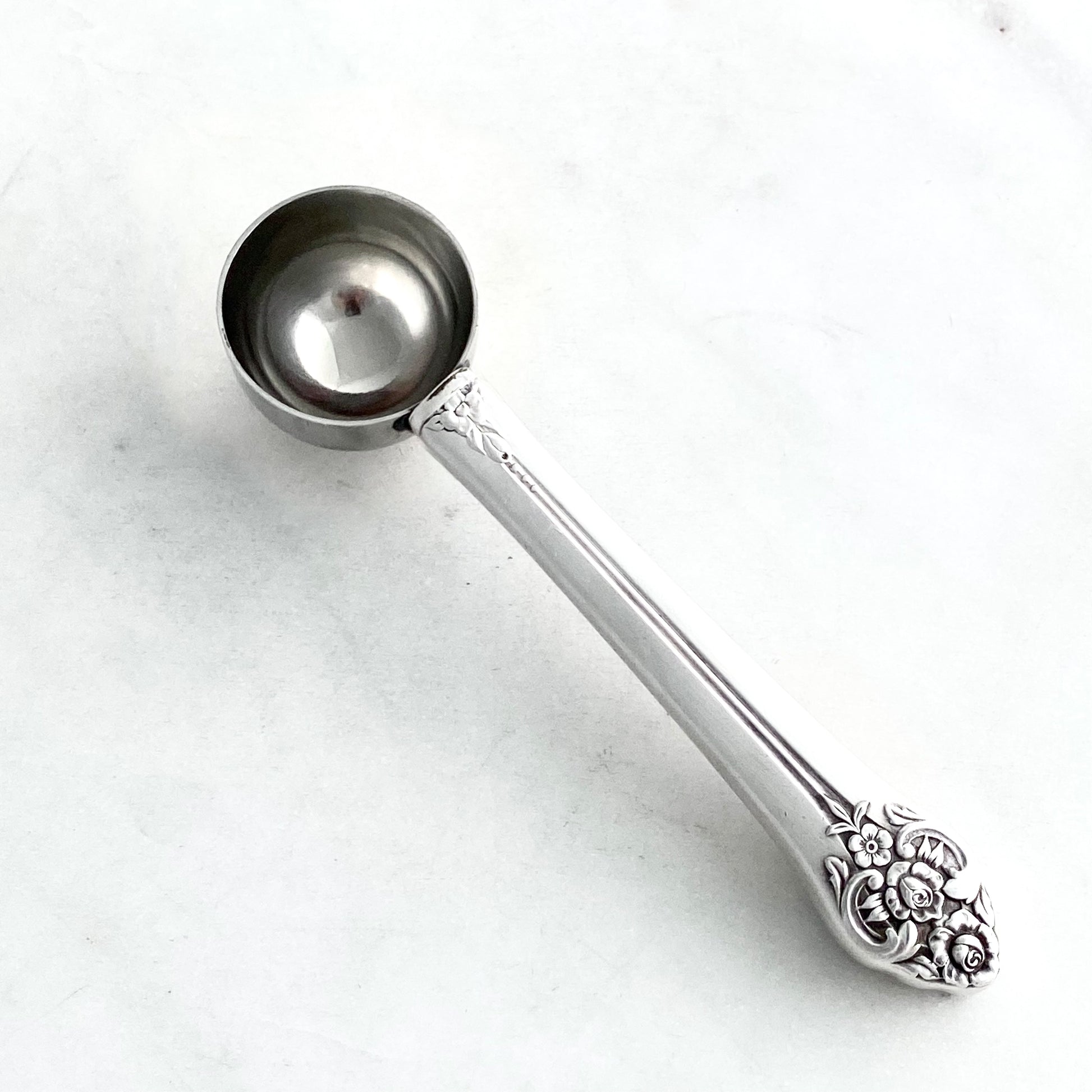 Plantation 1948, Tea Scoop, Vintage Silverware Spoons callistafaye   