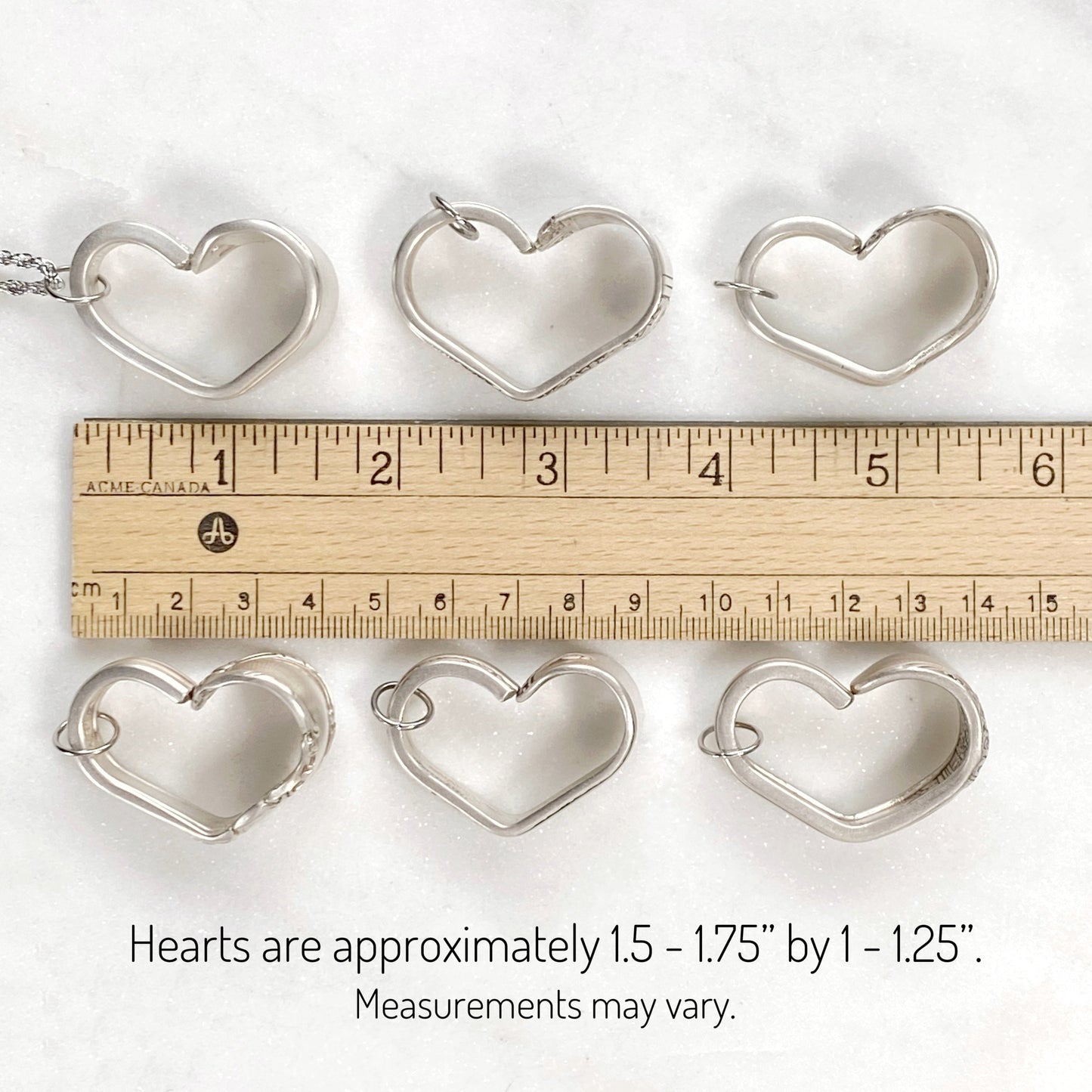 Silver Renaissance 1971, RARE Floating Heart, Vintage Spoon Jewelry Hearts callistafaye   