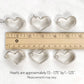 Remembrance 1948, Floating Heart, Vintage Spoon Jewelry, 75th Birthday Hearts callistafaye   