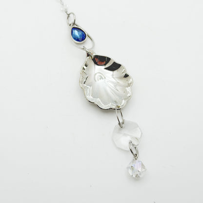 Rainbow Sun Catcher, Small Sun Catcher Crystal, Vintage Silverware Window Ornament