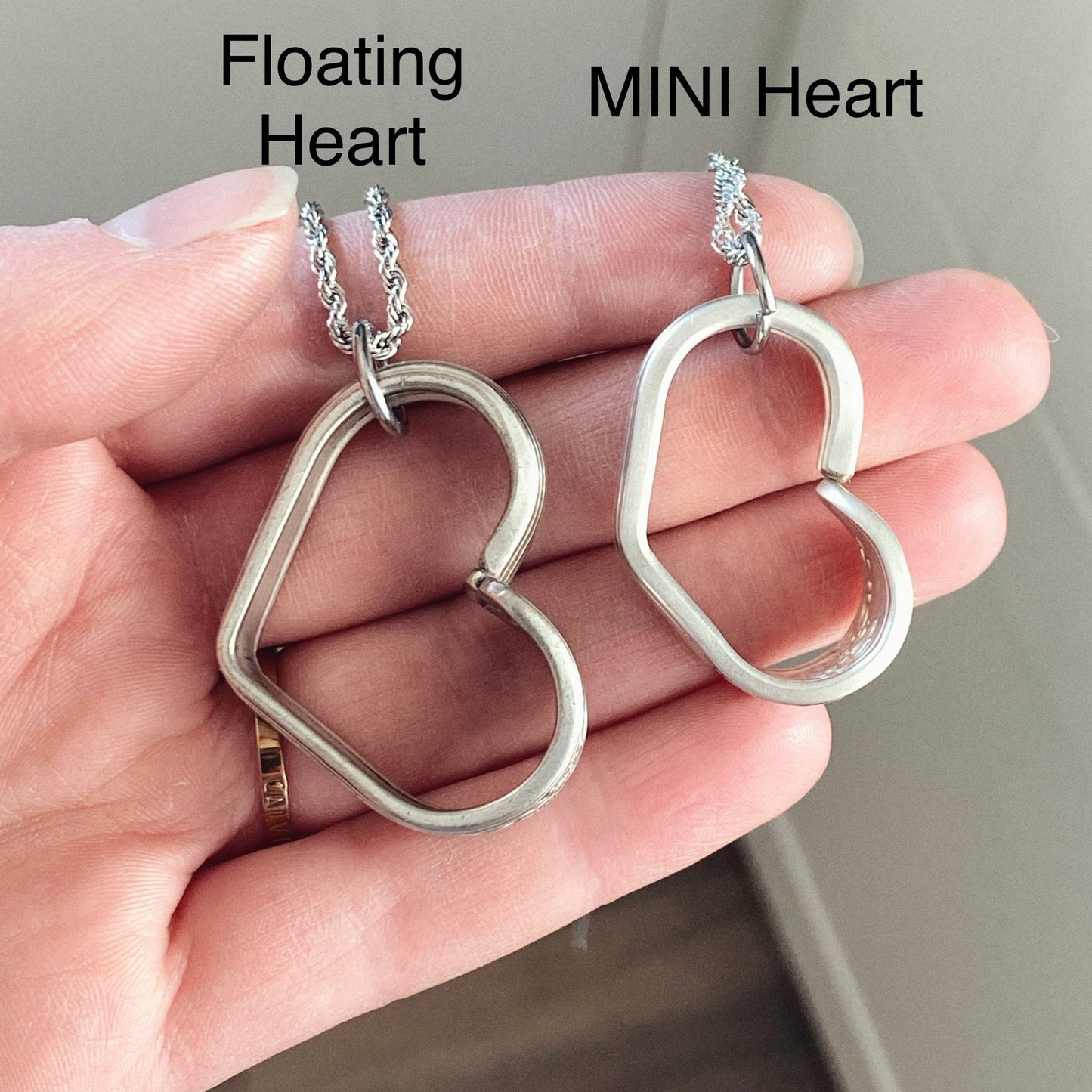 MINI Reflection 1959, Mini Floating Heart, Vintage Spoon Jewelry Hearts callistafaye   