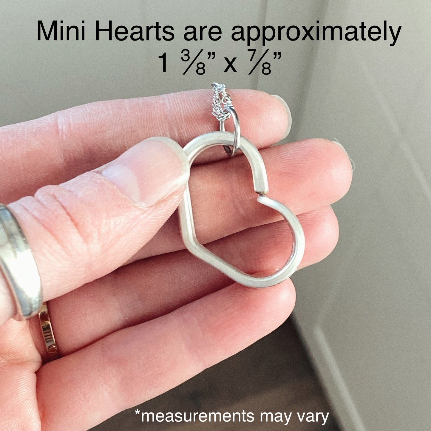 MINI Inspiration Magnolia 1951, Mini Floating Heart, Vintage Spoon Jewelry Hearts callistafaye   