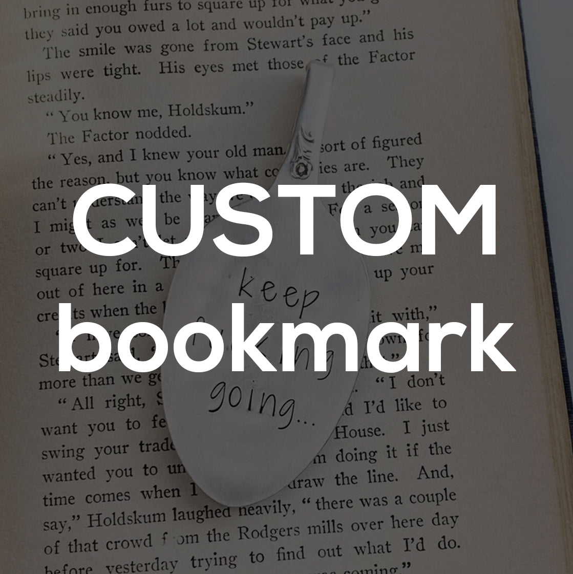 CUSTOM Vintage Spoon Bookmark Bookmarks callistafaye   