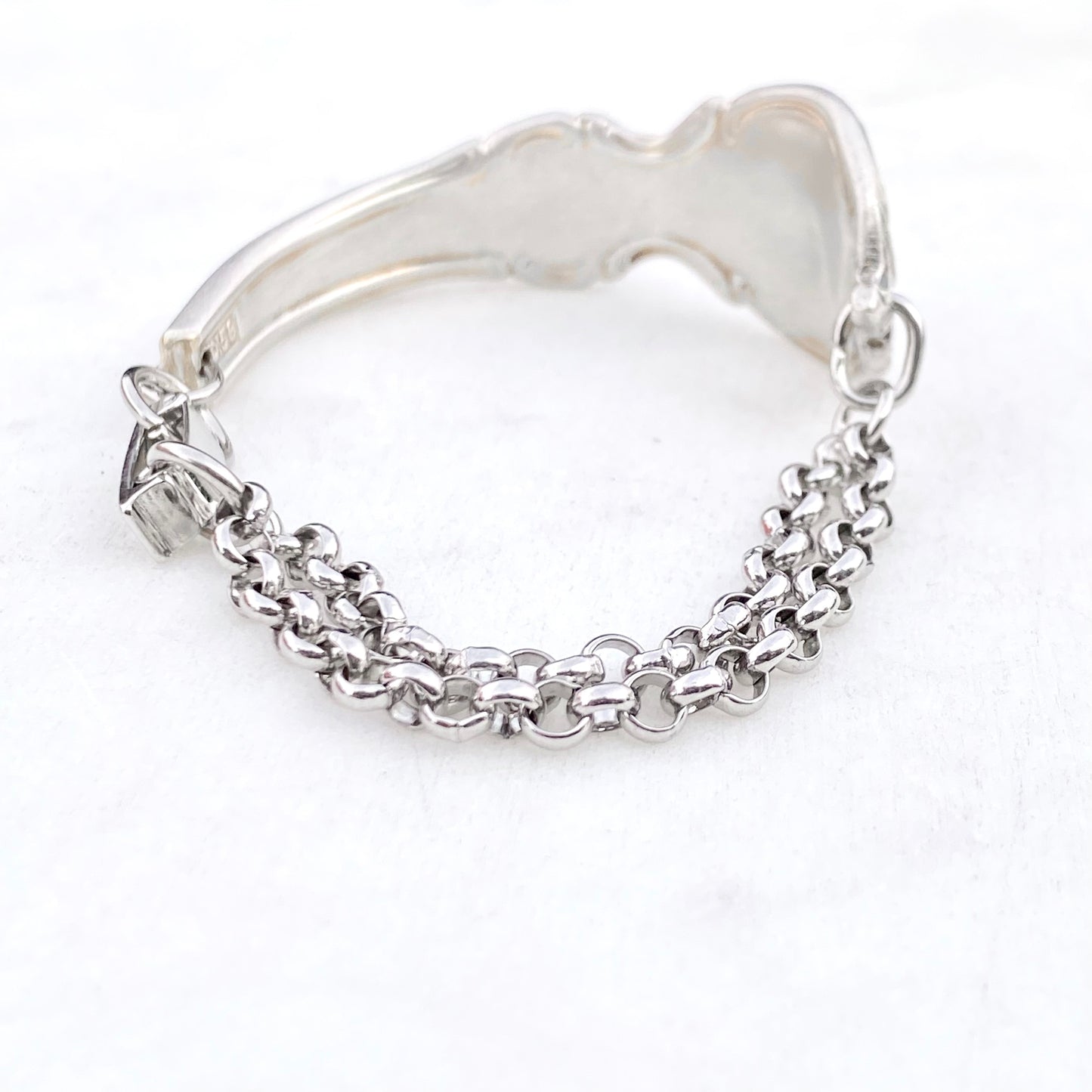 Reflection 1959, Half Chain Bracelet, Vintage Spoon Handle, Antique Spoon Bracelet Bracelets callistafaye   