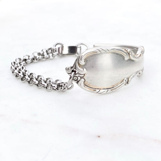 Reflection 1959, Half Chain Bracelet, Vintage Spoon Handle, Antique Spoon Bracelet Bracelets callistafaye   