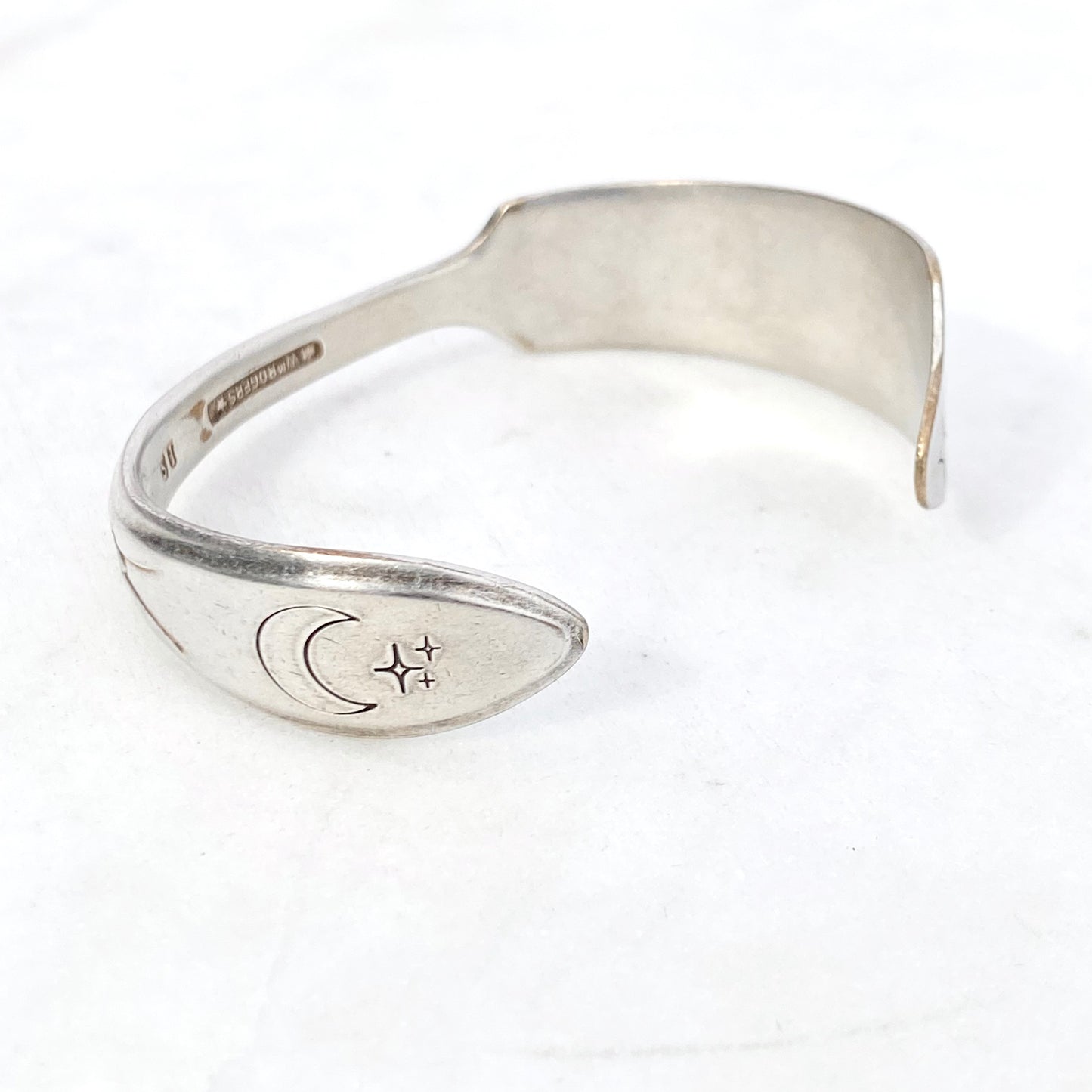 Stay Wild Moon Child, Pickwick 1938, Cuff Bracelet, Hand Stamped Vintage Spreader Bracelets callistafaye   