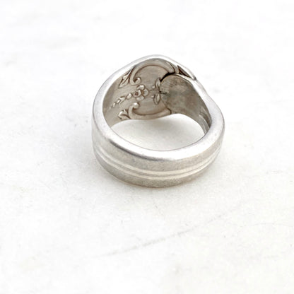 Plantation (Roses) 1948, Custom Size Spoon Ring, Vintage Silverware Ring Rings callistafaye   