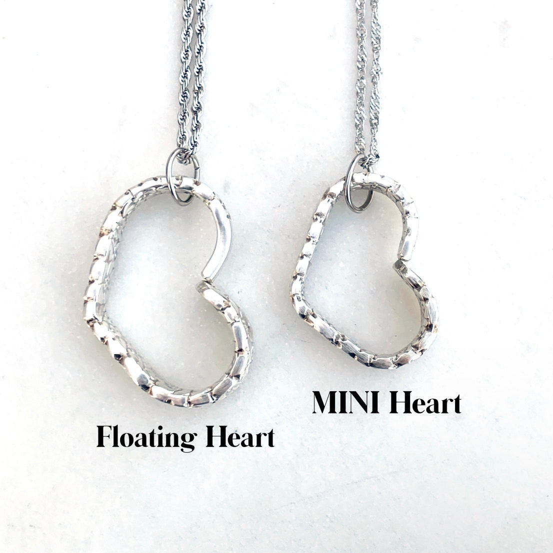 MINI Love Precious Flower 1970, RARE Mini Floating Heart, Vintage Spoon Jewelry Hearts callistafaye   