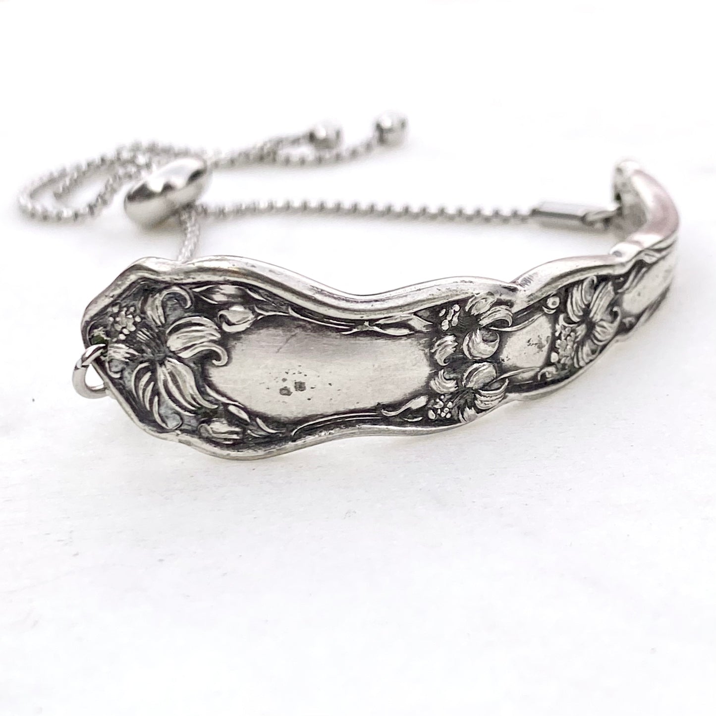 Lily 1908, Adjustable Bracelet, Vintage Spoon Handle, Antique Spoon Bracelet Bracelets callistafaye   