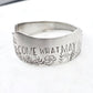 Come What May, George Washington 1913, Cuff Bracelet, Hand Stamped Vintage Spreader Bracelets callistafaye   