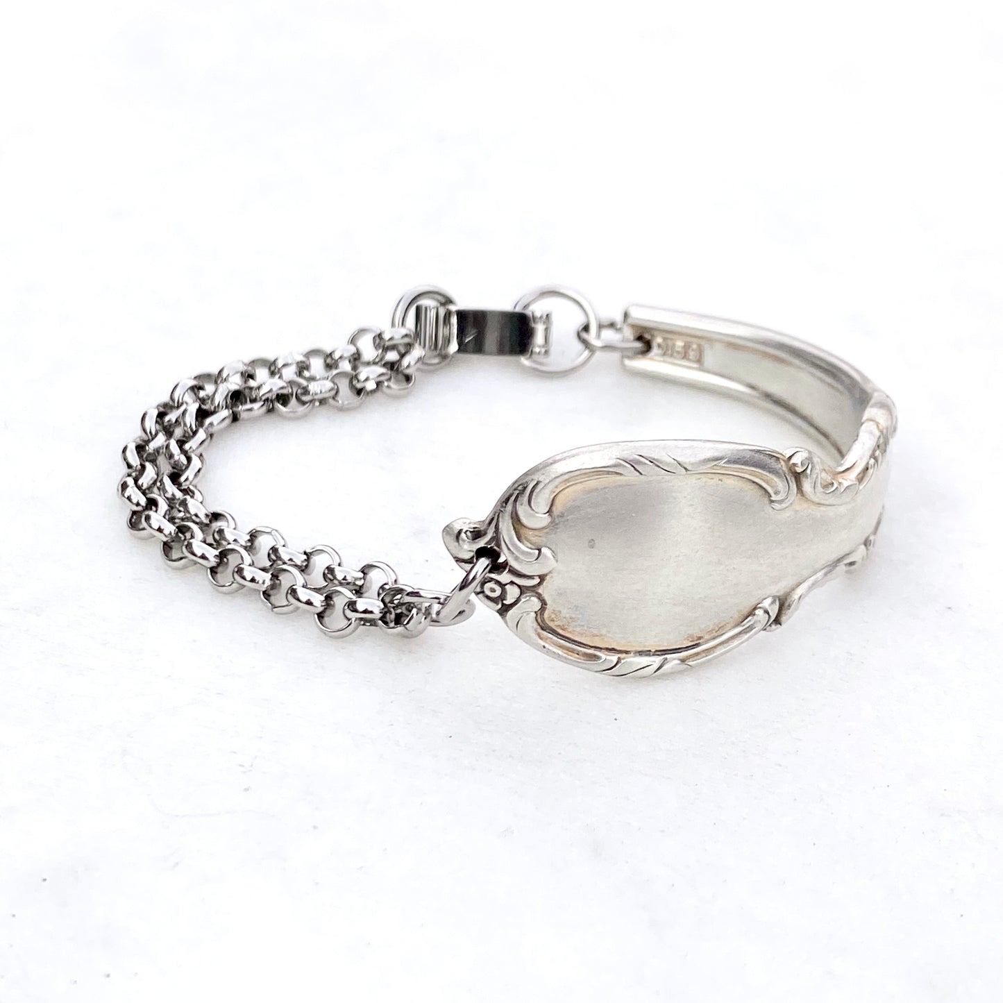 Reflection 1959, Half Chain Bracelet, Vintage Spoon Handle, Antique Spoon Bracelet Bracelets callistafaye   