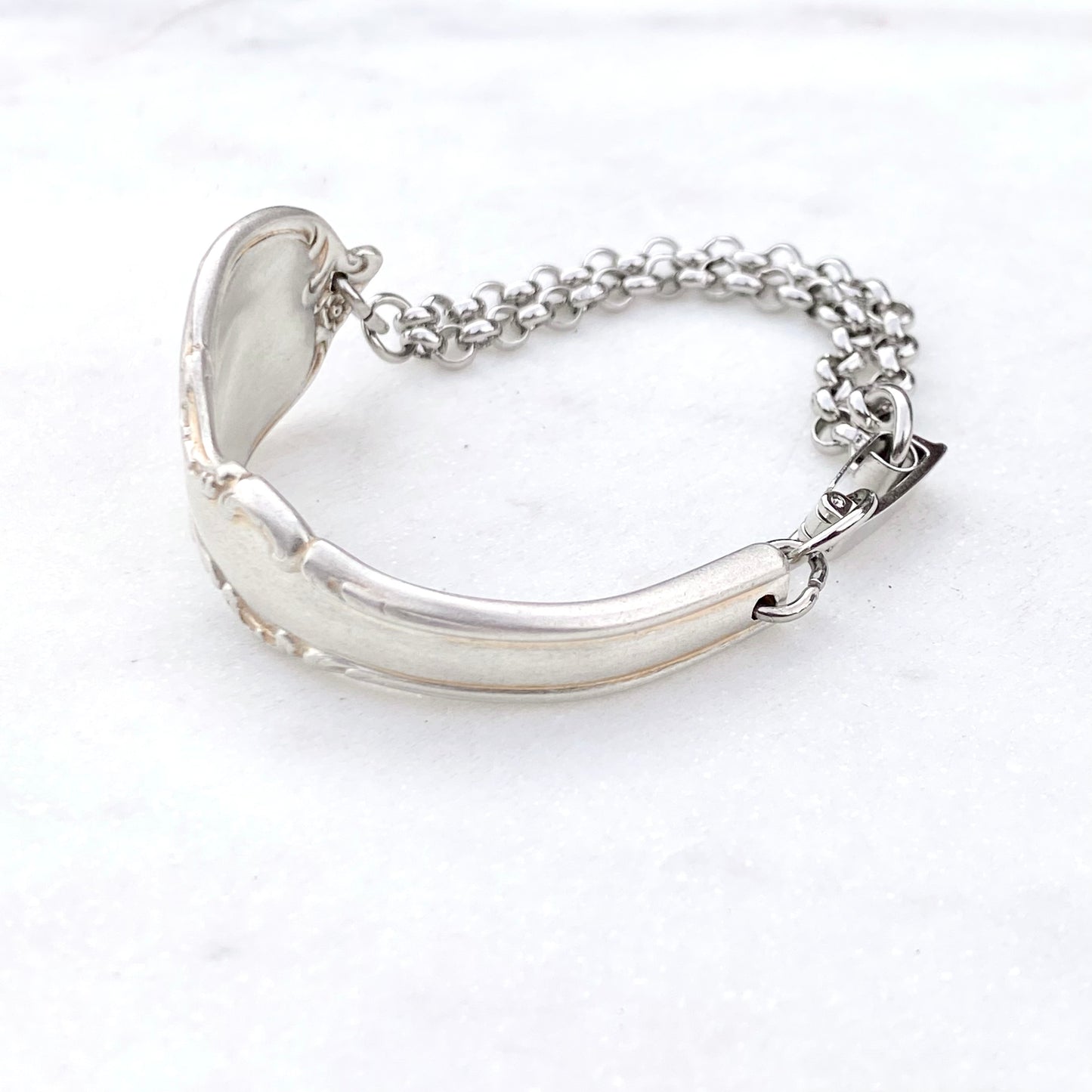 Reflection 1959, Half Chain Bracelet, Vintage Spoon Handle, Antique Spoon Bracelet Bracelets callistafaye   