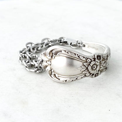 Heritage 1953, Half Chain Bracelet, Vintage Spoon Handle, Antique Spoon Bracelet Bracelets callistafaye   