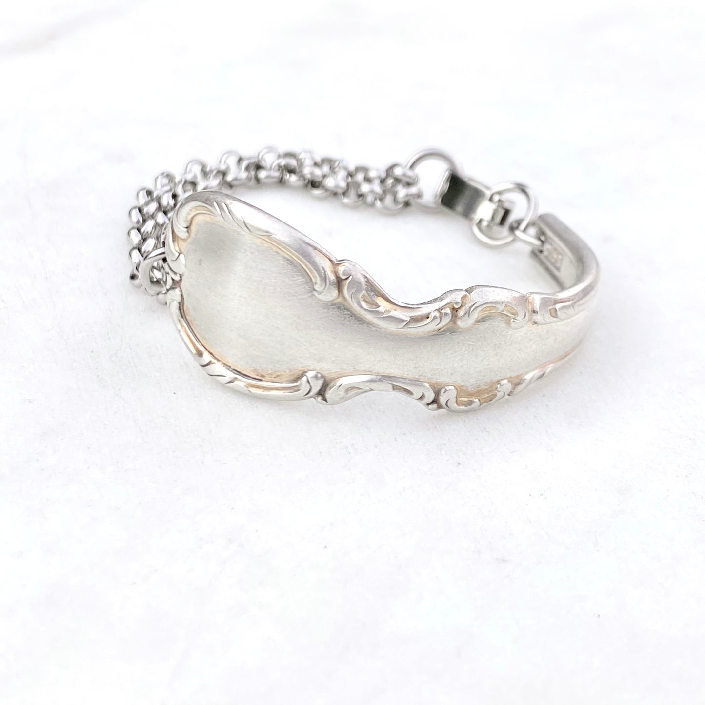 Reflection 1959, Half Chain Bracelet, Vintage Spoon Handle, Antique Spoon Bracelet Bracelets callistafaye   