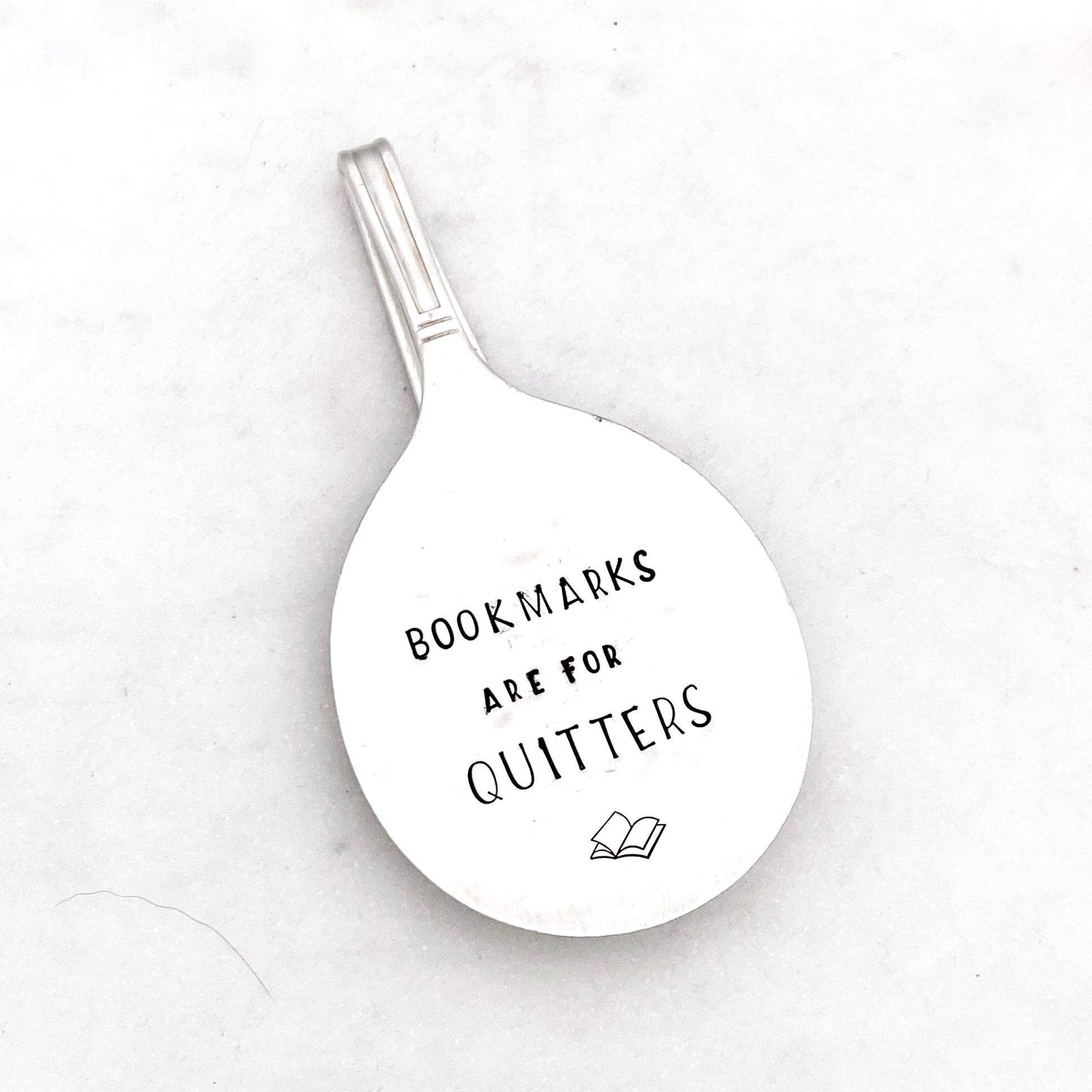 Bookmarks are for Quitters, Vintage Spoon Bookmark Bookmarks callistafaye   