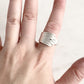 Deauville 1929, Custom Size Spoon Ring, Vintage Silverware Ring