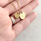 Zodiac Constellation, Personalized Duo Coin Custom Necklace