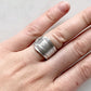 Barbara 1931, Custom Size Spoon Ring, Vintage Silverware Ring