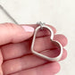 Daffodil 1950, RARE Floating Heart, Vintage Spoon Jewelry