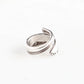 Brittany Rose 1948, Size 7, Spiral Ring, Vintage Spoon Ring Rings callistafaye   