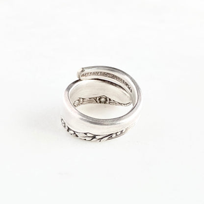 Brittany Rose 1948, Size 8, Spiral Ring, Vintage Spoon Ring Rings callistafaye   