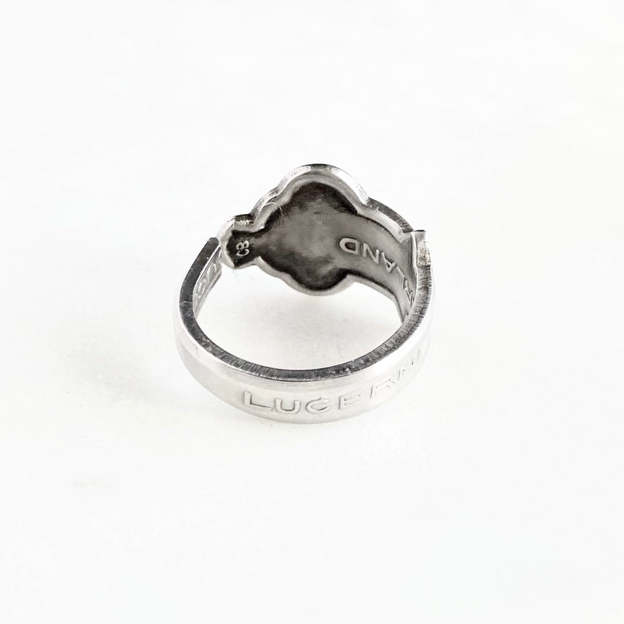 Rolex Spoon Ring, Size 11, Rolex Tree, RARE Vintage Spoon Ring, Stainless Steel Spoon Ring Rings callistafaye   