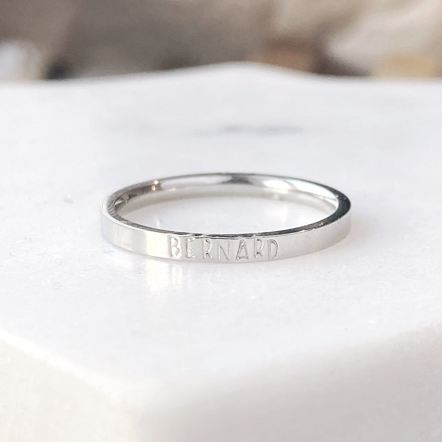 Custom Mini Stacking Rings, Personalized Stainless Steel Jewelry, Minimalist Rings, Waterproof Jewelry, Dainty Ring, Stacking Ring Set Rings callistafaye   