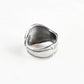Dover 1968, Size 10, Stainless Steel Spoon Ring, Vintage Spoon Ring Rings callistafaye   