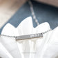 Brave, Hand Stamped Bar Affirmation Necklace Necklaces callistafaye   