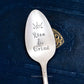 Rise & Grind, Hand Stamped Vintage Spoon Spoons callistafaye   
