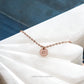 Custom Initial / Birth Flower, Mini Coin Necklace, Personalized Necklaces callistafaye 1 Charm Rose Gold 