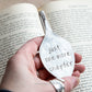 Just One More Chapter, Vintage Spoon Bookmark Bookmarks callistafaye   