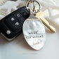 What The Actual Fuck, Hand Stamped Vintage Spoon Keychain Keychains callistafaye   