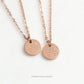 Present | Perfect, Hand Stamped Coin Necklace Necklaces callistafaye   